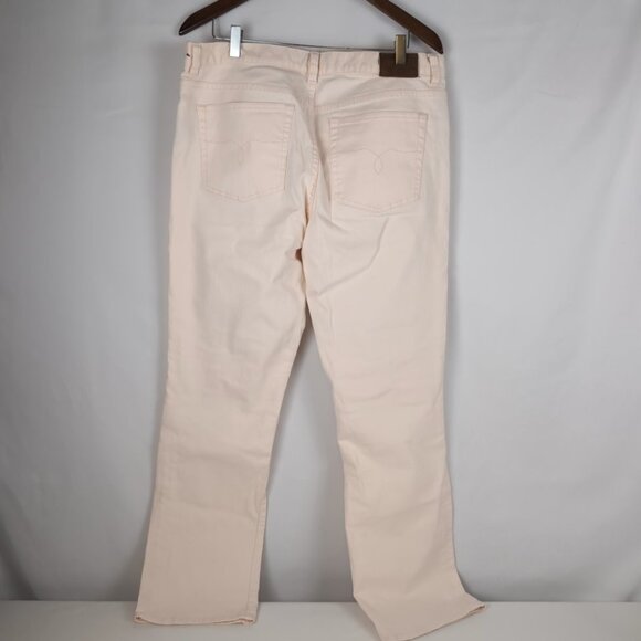 Lauren Ralph Lauren Women's Light Pink Denim Jeans Straight Leg, US 16 - Picture 2 of 9
